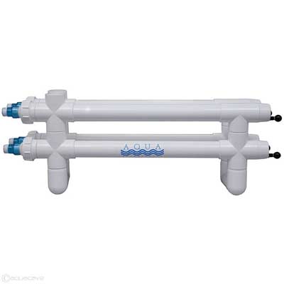 A00162 Aqua UV Classic - 160 Watt Clarifier/Sterilizer - White - 2" Ports